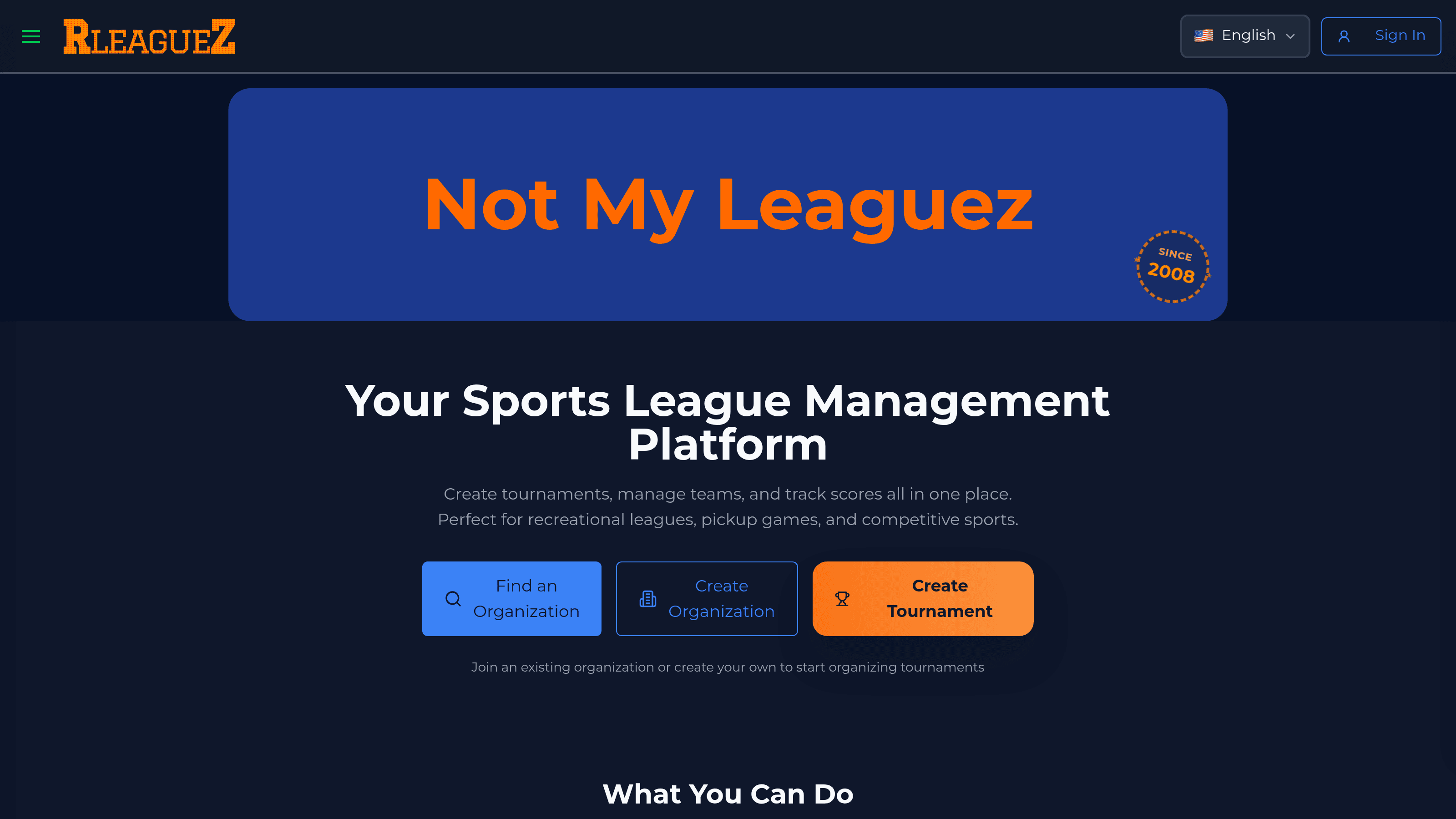 RLeaguez screenshot